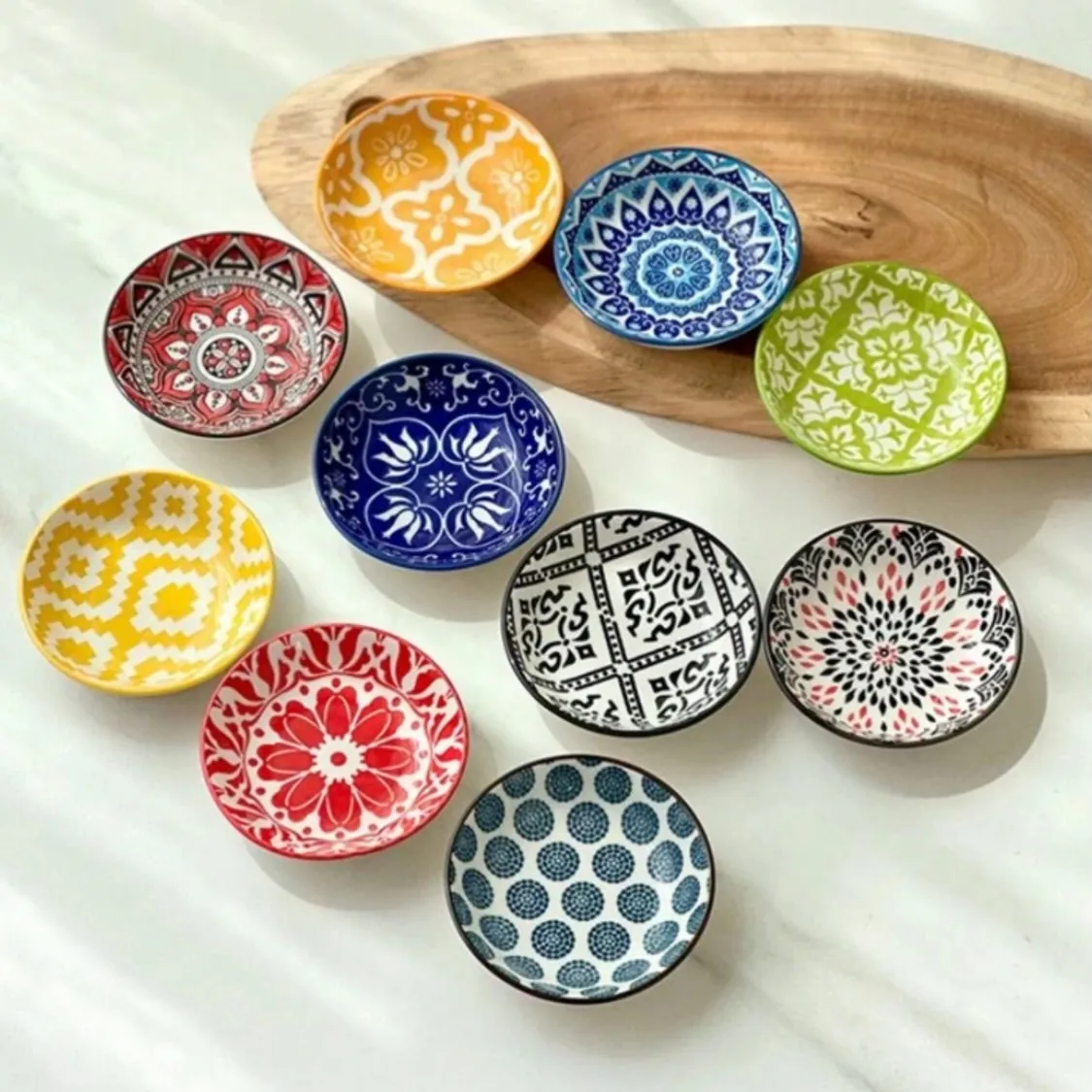 Bread-Themed Ceramic Bowls Set