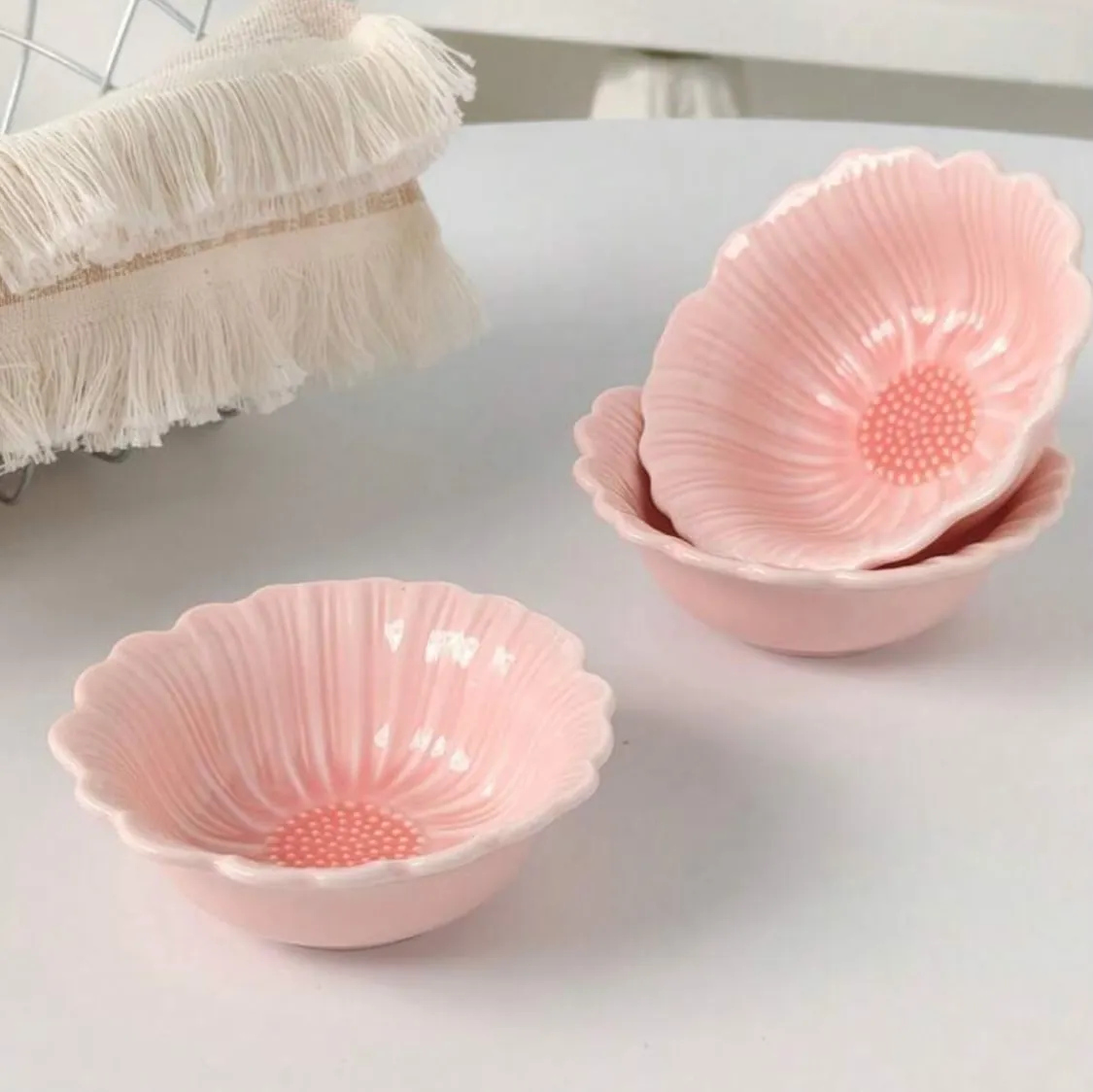 Bread-Themed Ceramic Bowls Set