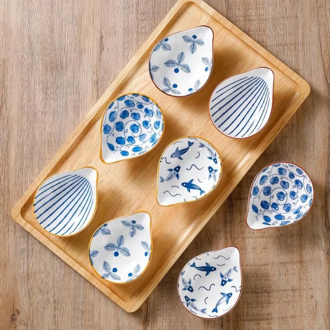Bread-Themed Ceramic Bowls Set