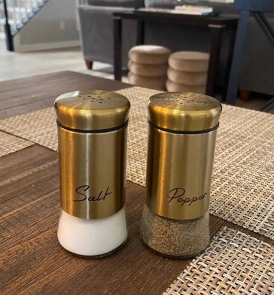 Wooden Salt and Pepper Grinder Set