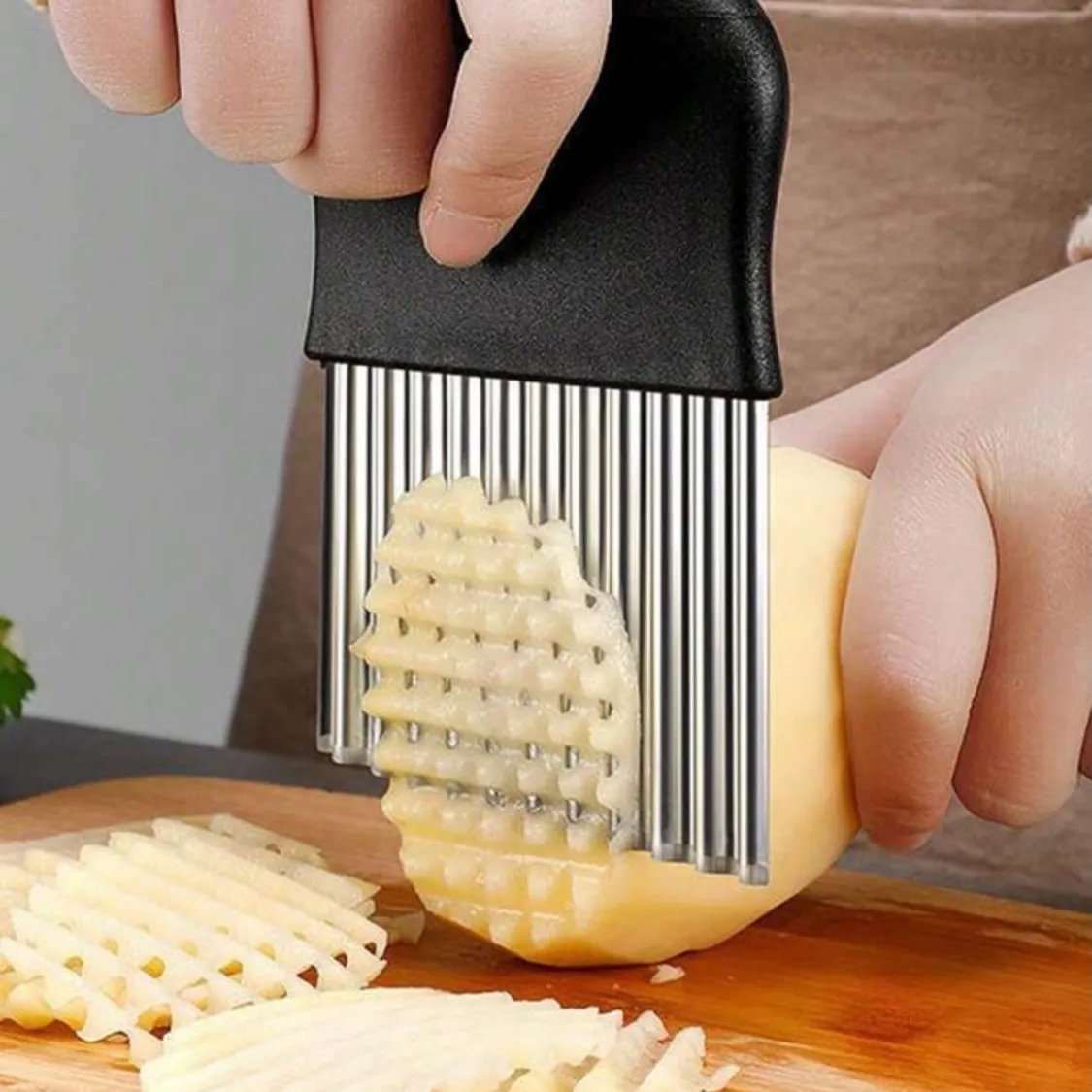 Waffle Cut Potato Slicer