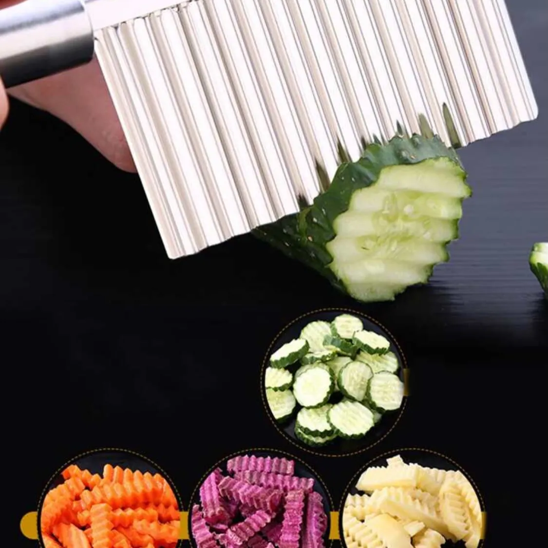 Waffle Cut Potato Slicer