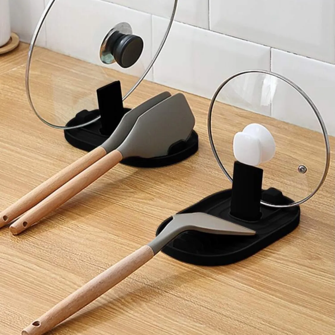 Kitchen Utensil and Lid Holder