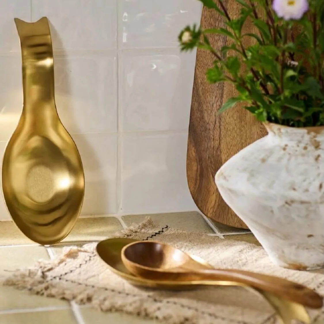 Kitchen Utensil and Lid Holder