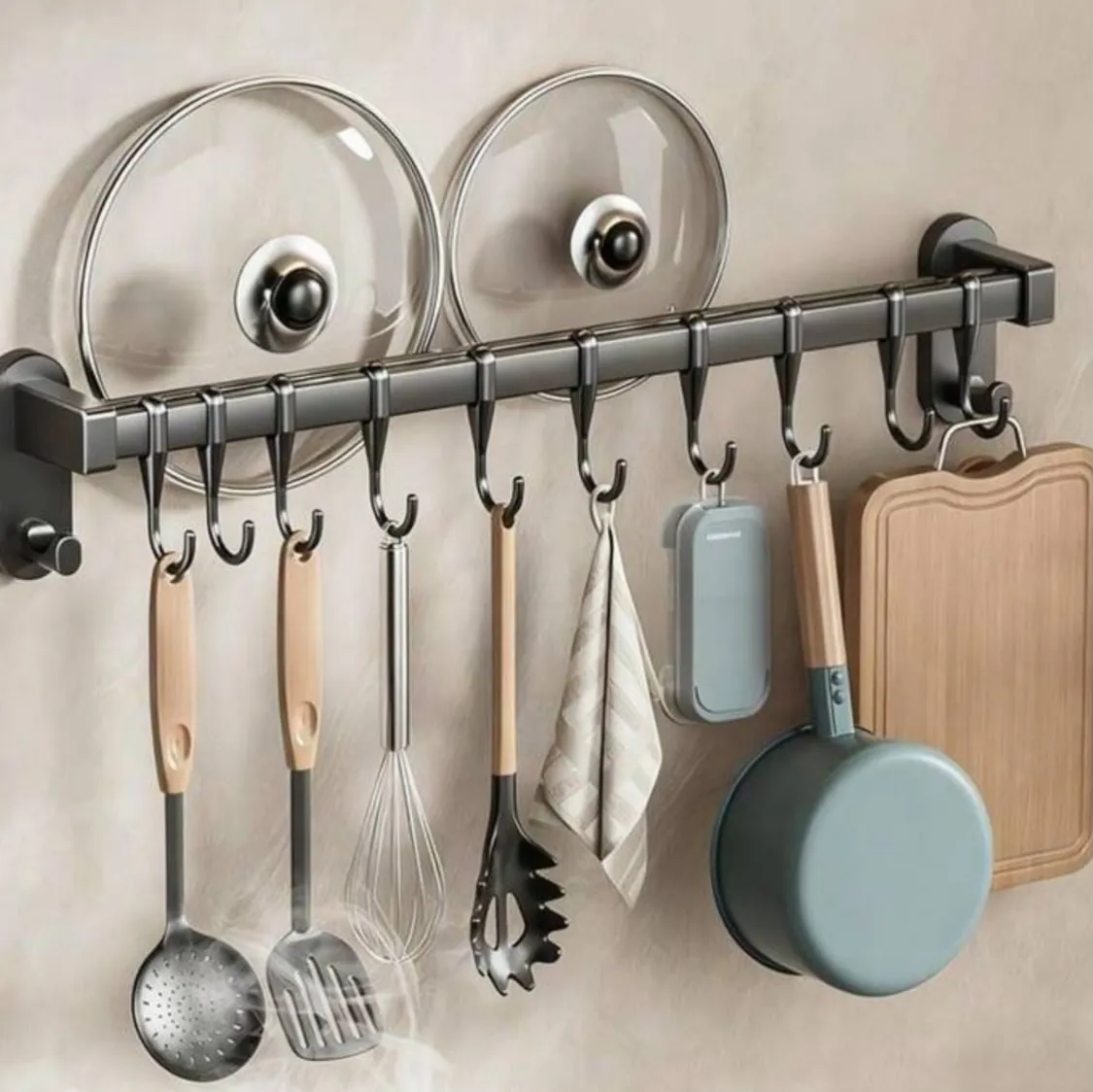 Kitchen Utensil Hanging Rack