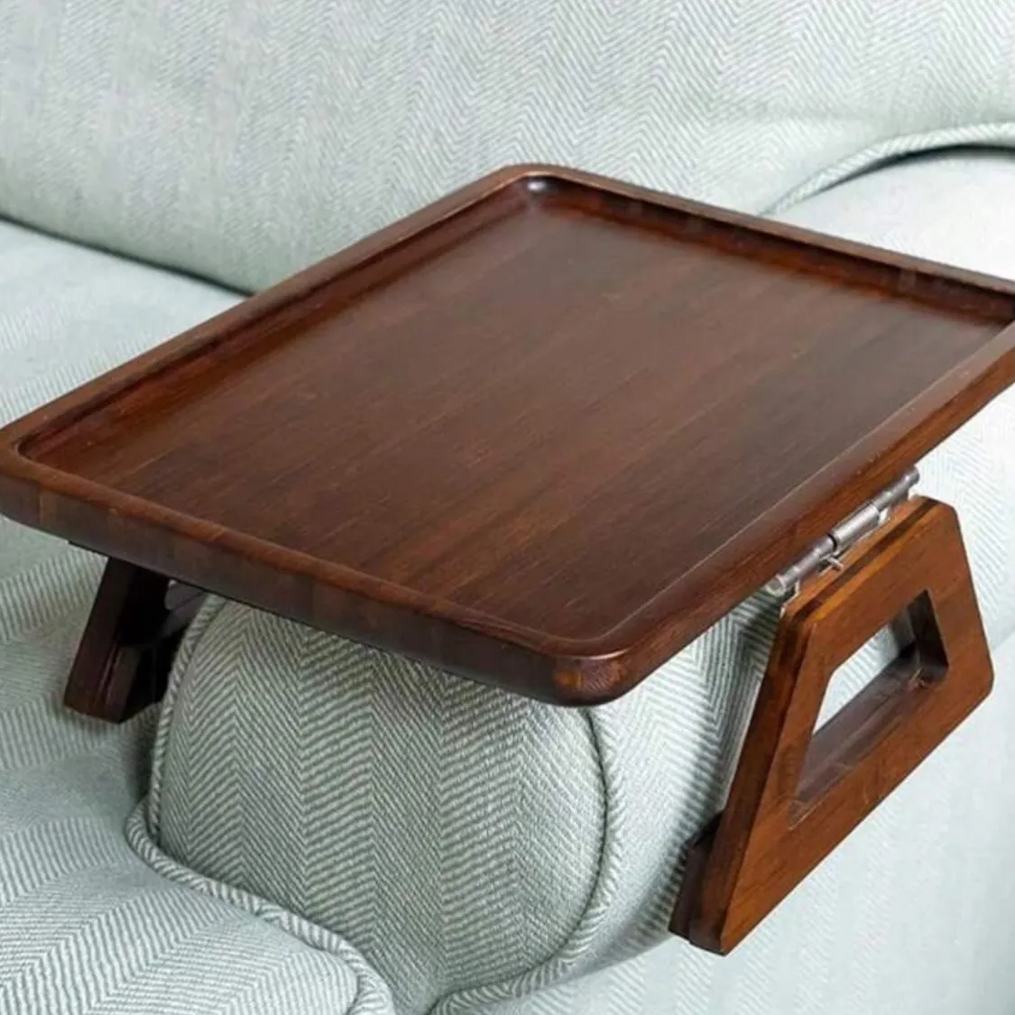 Wooden Sofa Armrest Tray