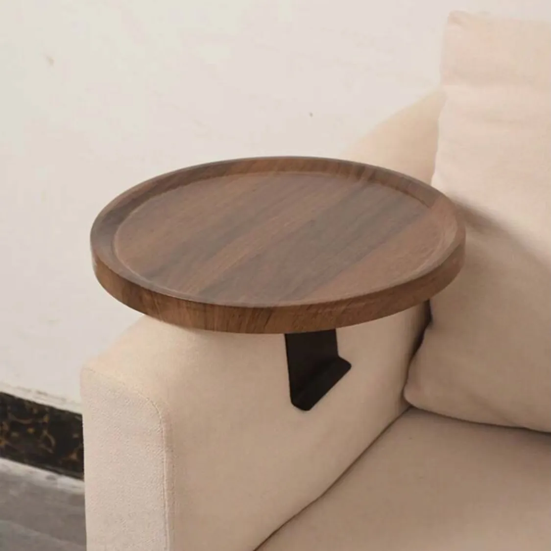 Wooden Sofa Armrest Tray