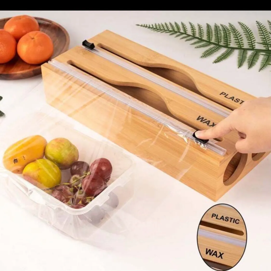 Wooden Kitchen Roll Holder