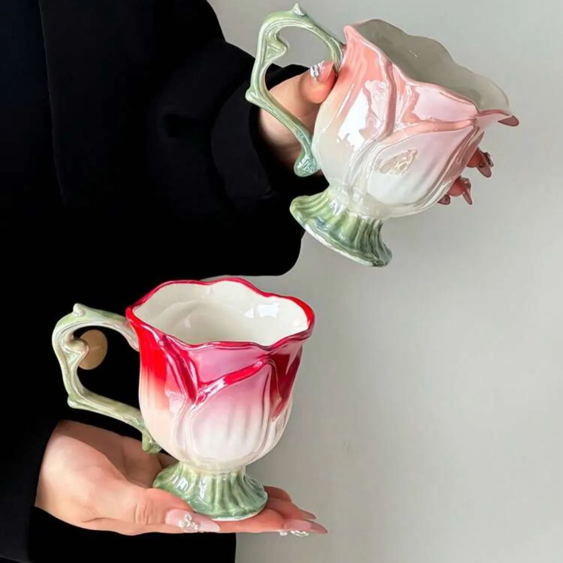 Flower-Shaped Decorative Bowls