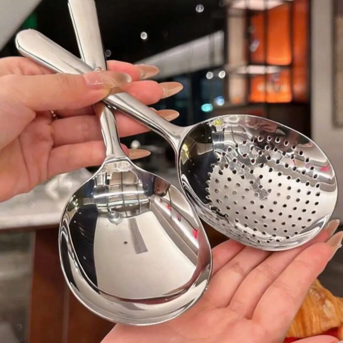 Luxury Golden Spoon and Ladle Set