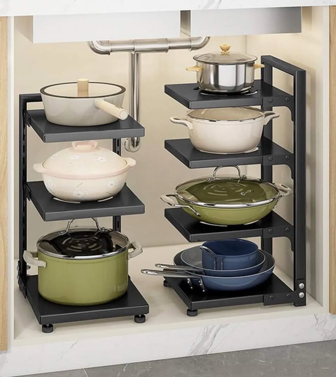 Door-Mounted Plate Rack