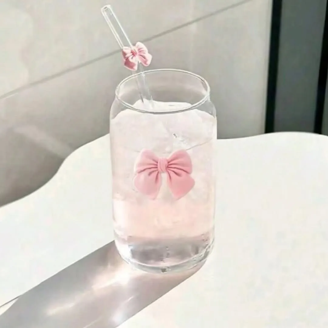 Bow-Decorated Wine Glasses