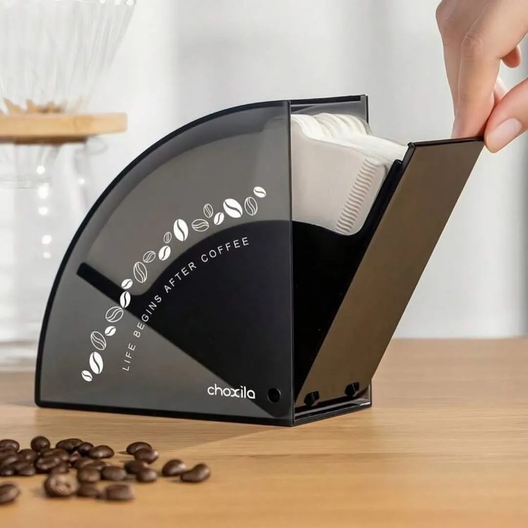 Wooden Coffee Bar Organizer