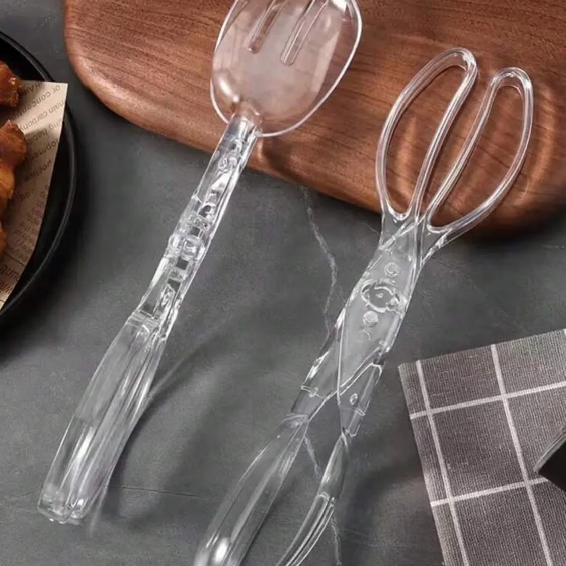Gold Decorative Dessert Tongs