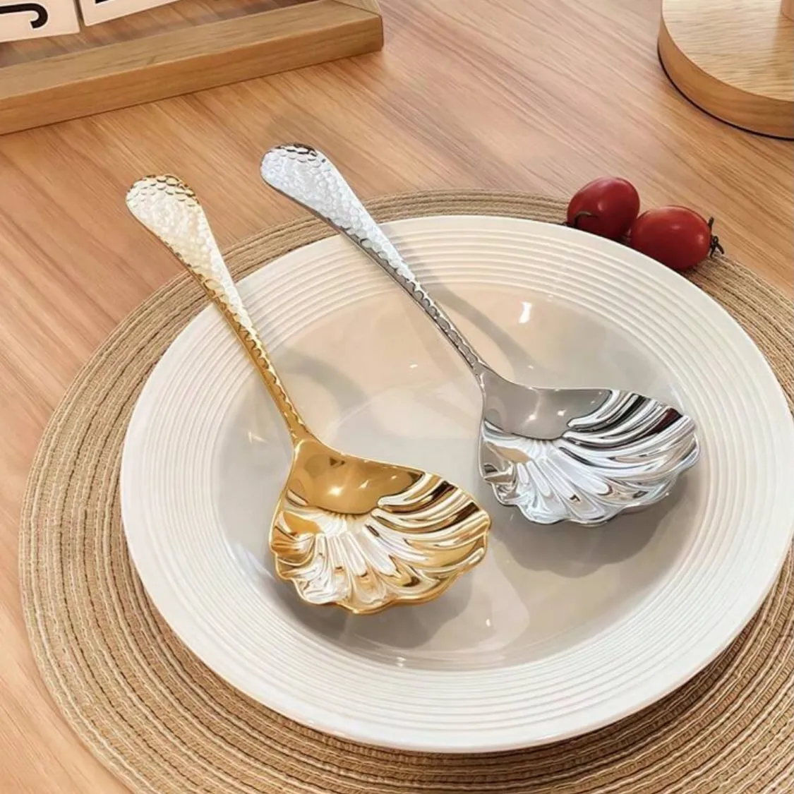 Gold Decorative Dessert Tongs