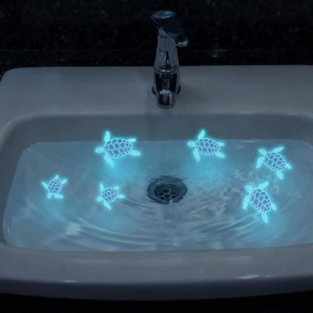 Floral Pattern Bathroom Vessel Sink