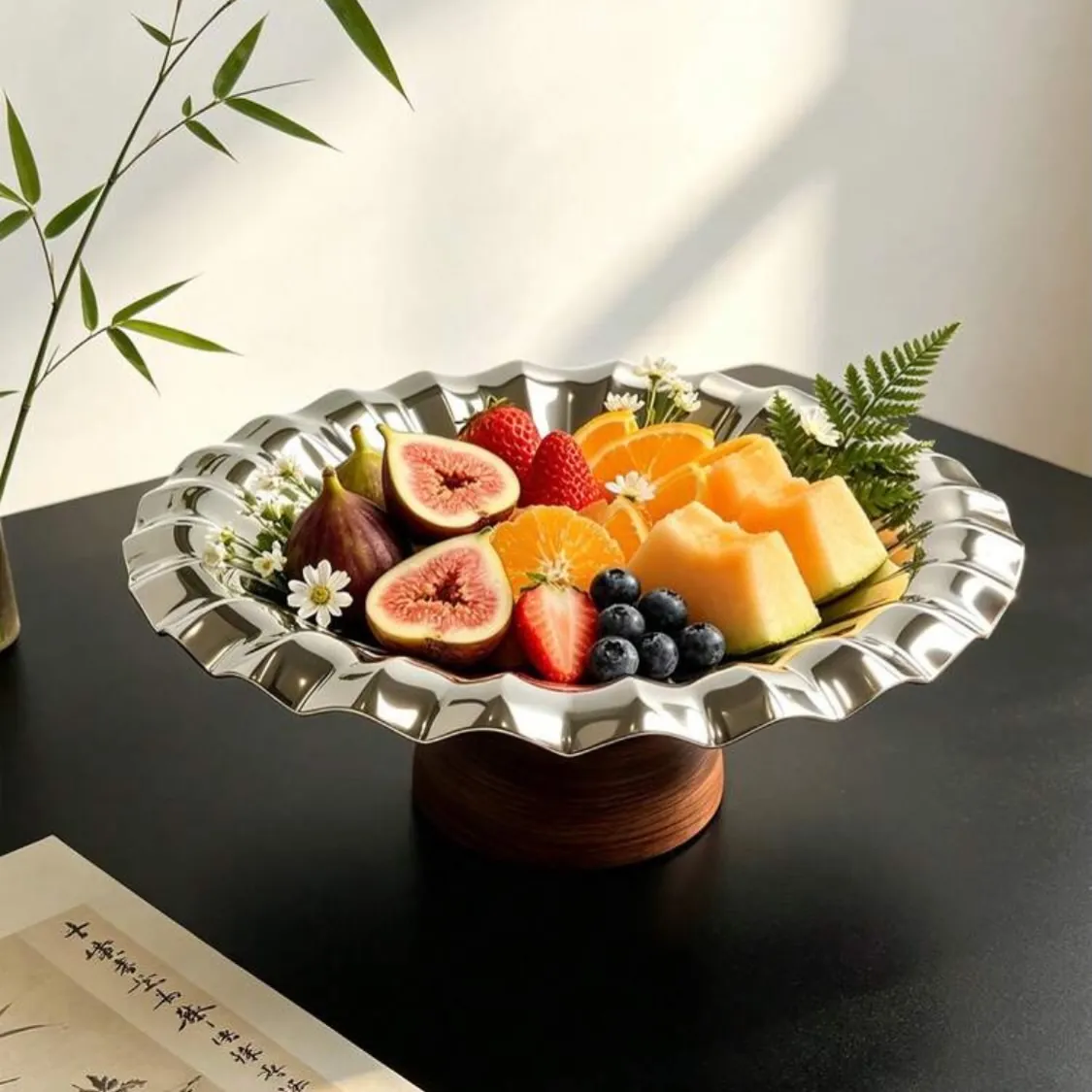 Golden Palm Tree Bowl Set