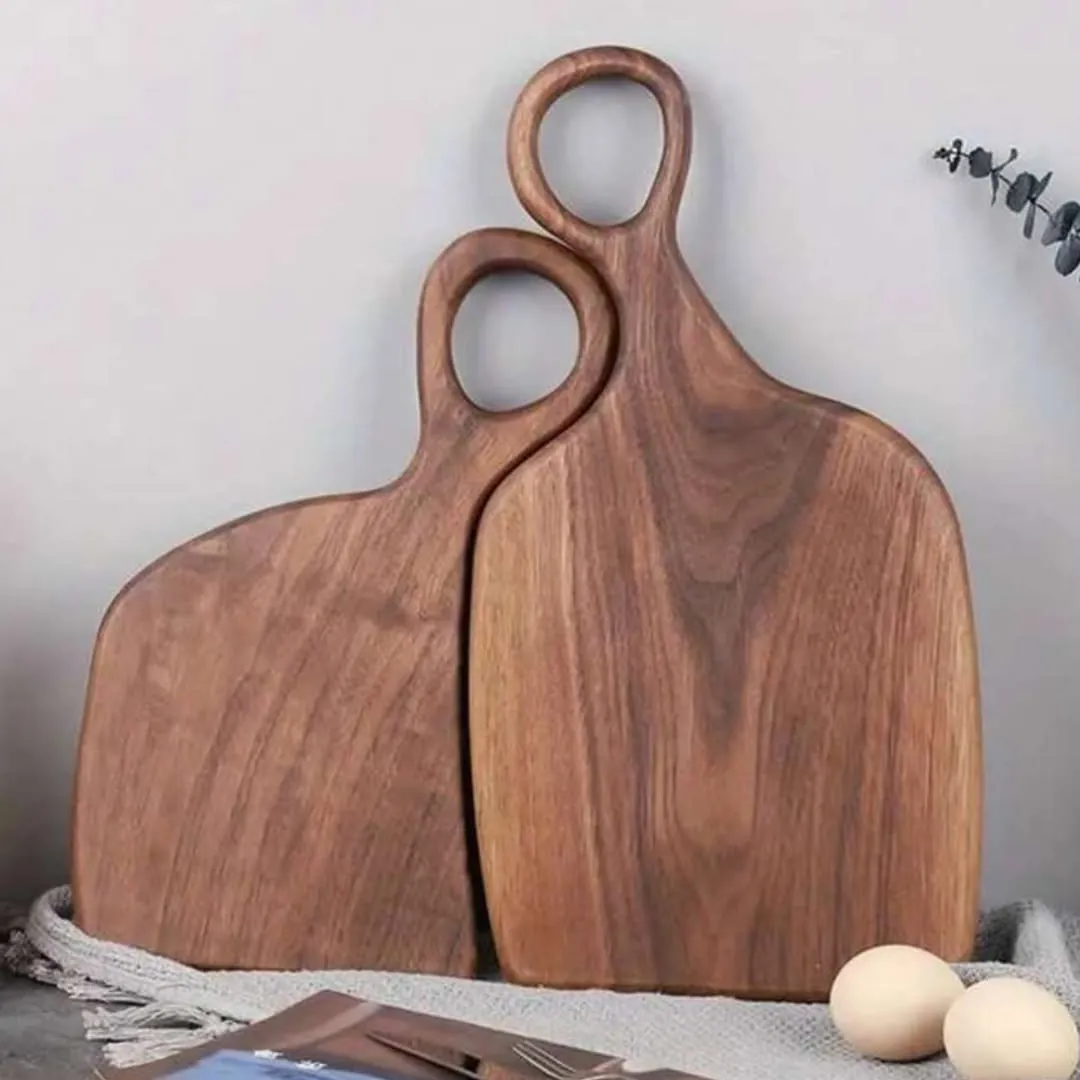 Wooden Cheese Board and Knife Set