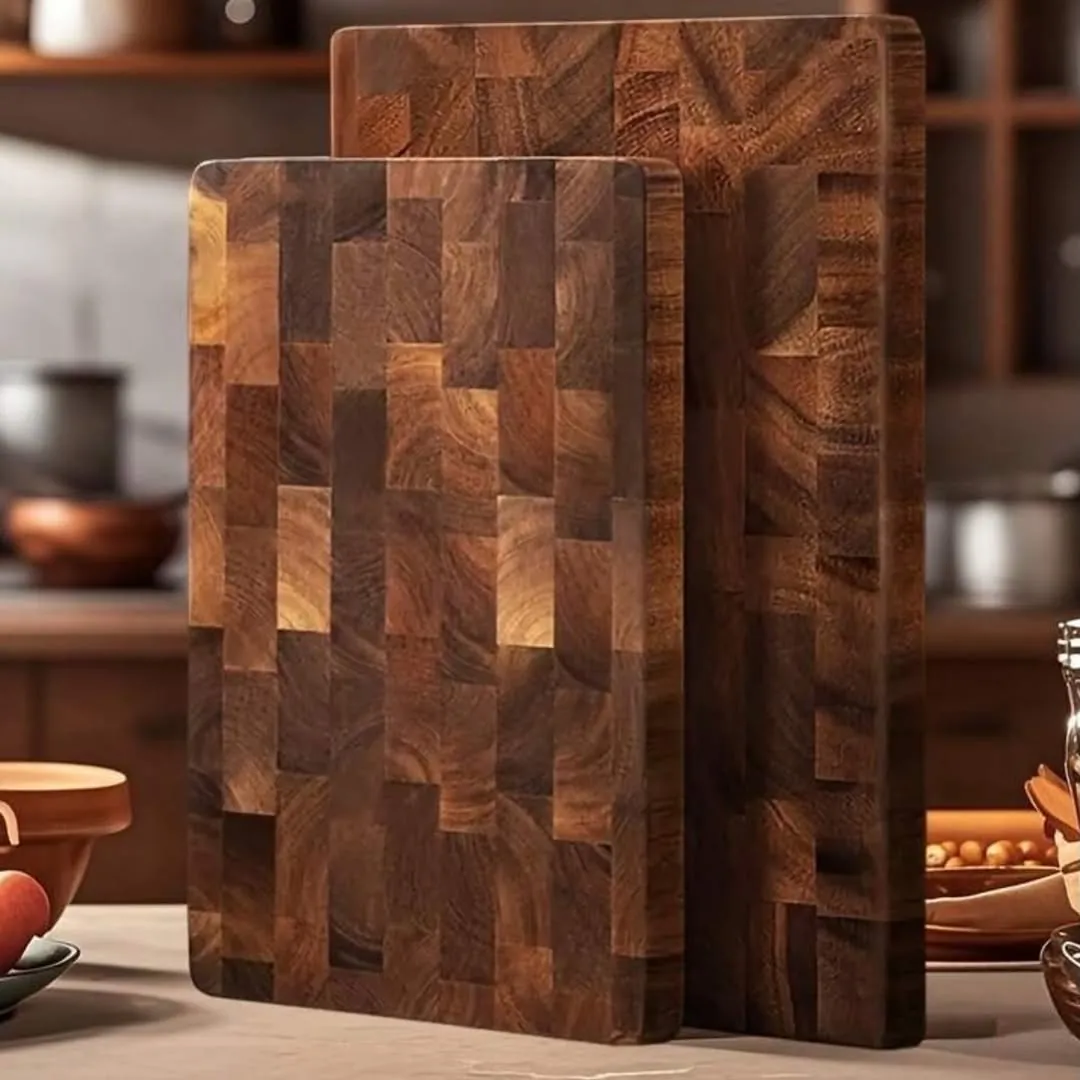 Wooden Cheese Board and Knife Set