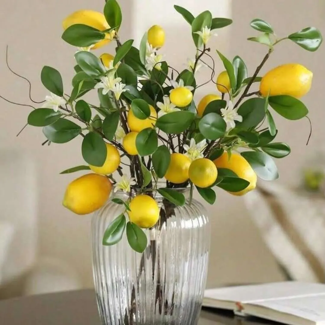 Decorative Lemon-Shaped Plate