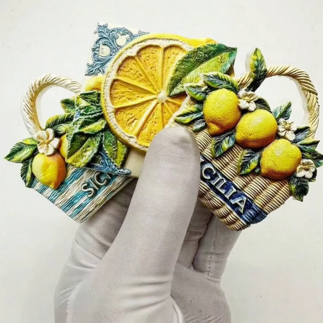 Decorative Lemon-Shaped Plate