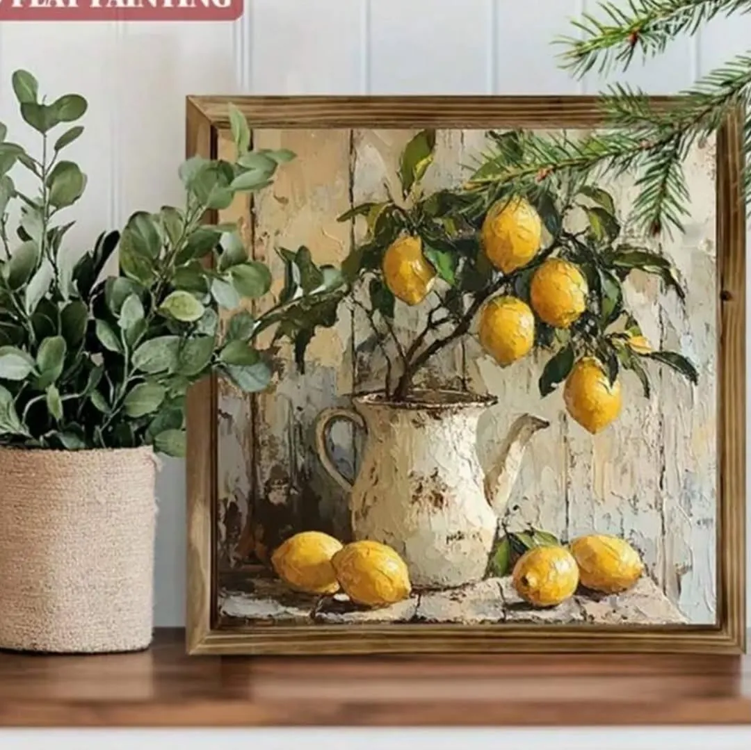 Decorative Lemon-Shaped Plate