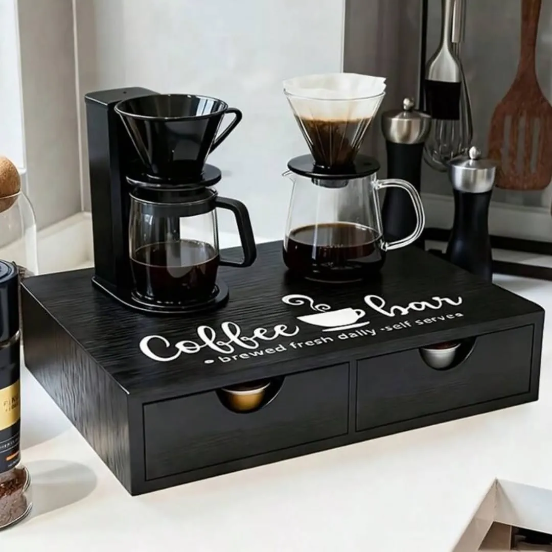 Coffee Bar Organizer Station