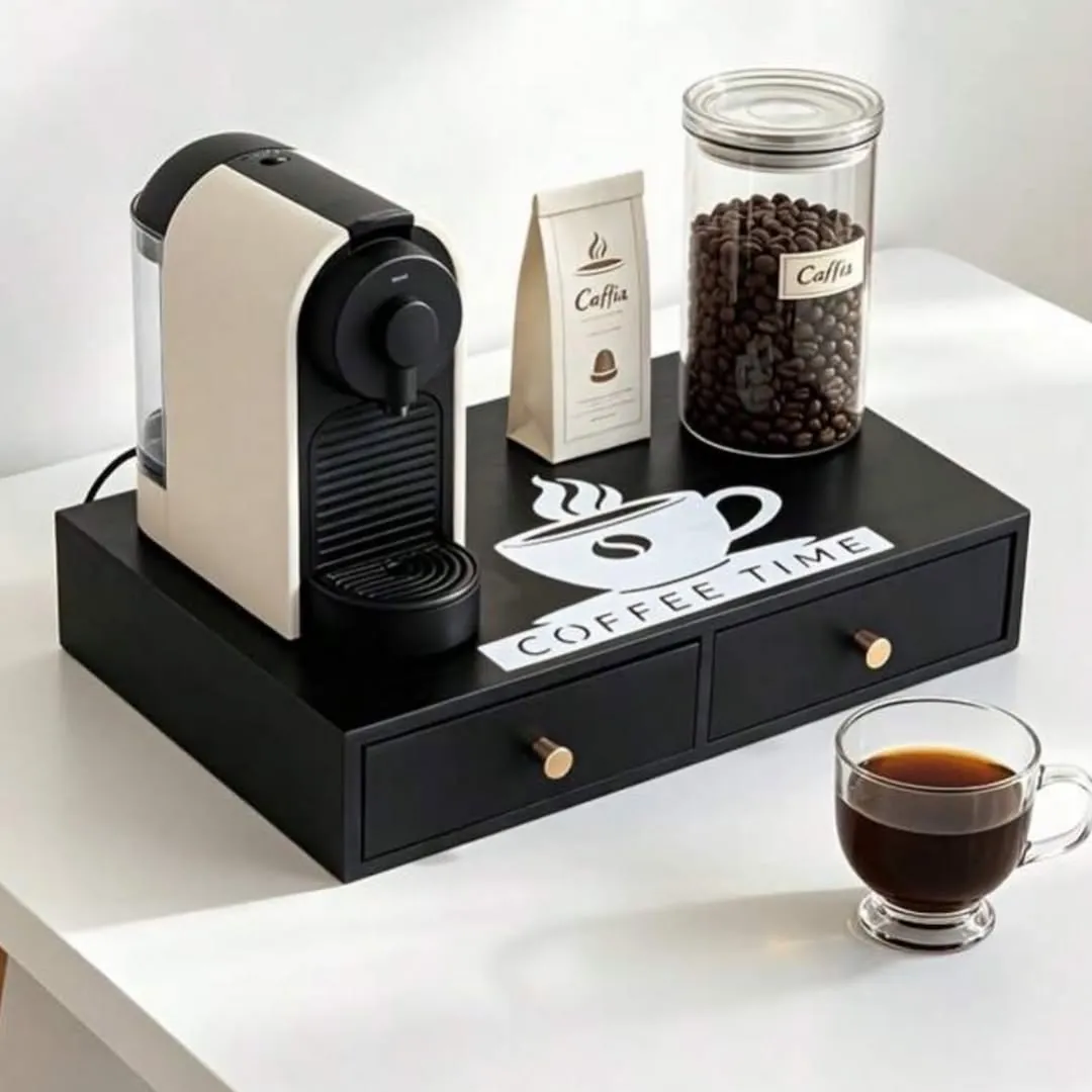 Coffee Bar Organizer Station