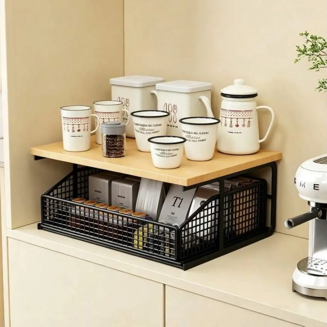 Coffee Bar Organizer Station