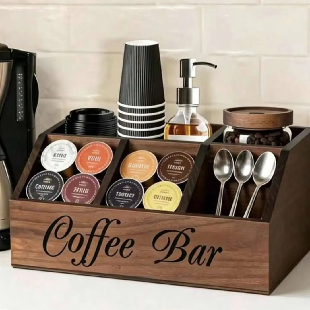 Coffee Bar Organizer Station