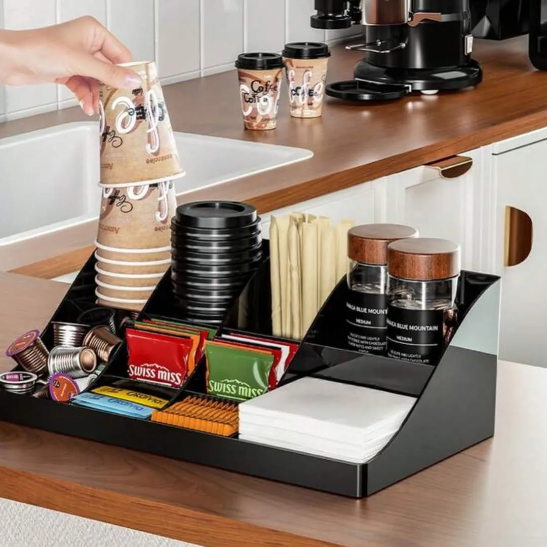 Coffee Bar Organizer Station