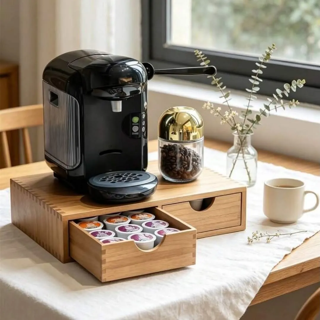 Coffee Bar Organizer Station