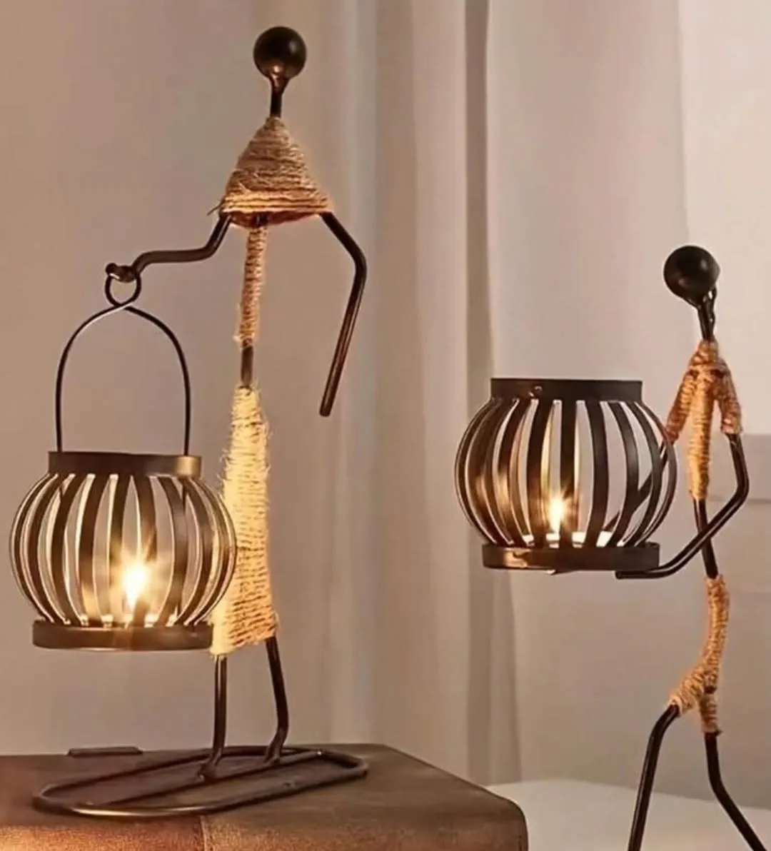 Decorative Candle Holder Figures