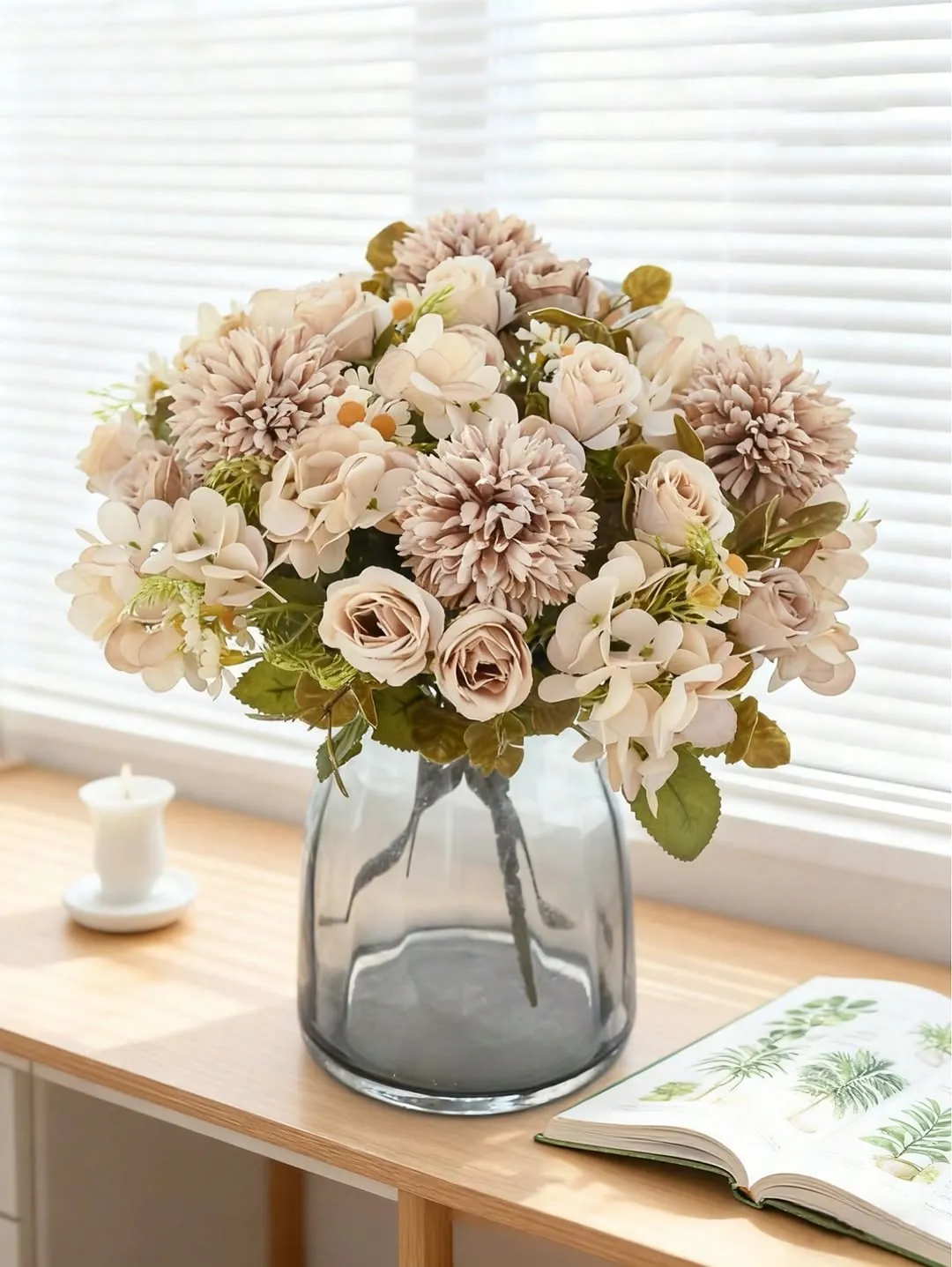 Decorative Vase with Pomegranate Branches