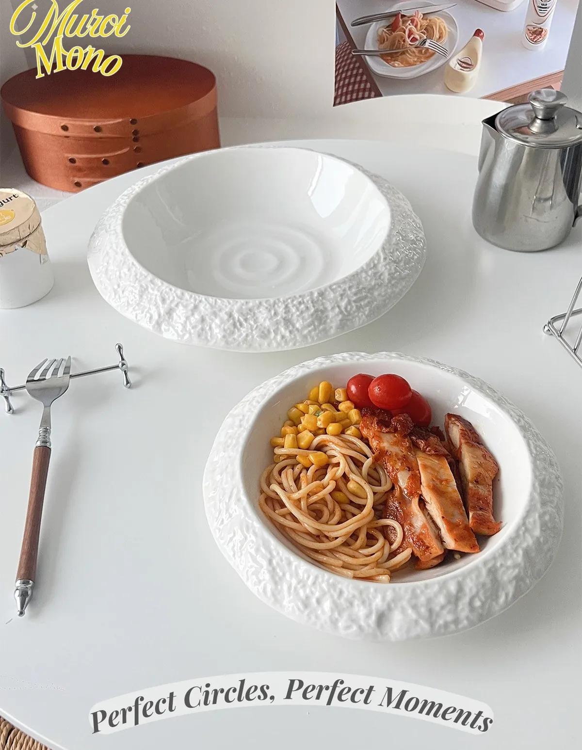 Decorative Ceramic Serving Bowl