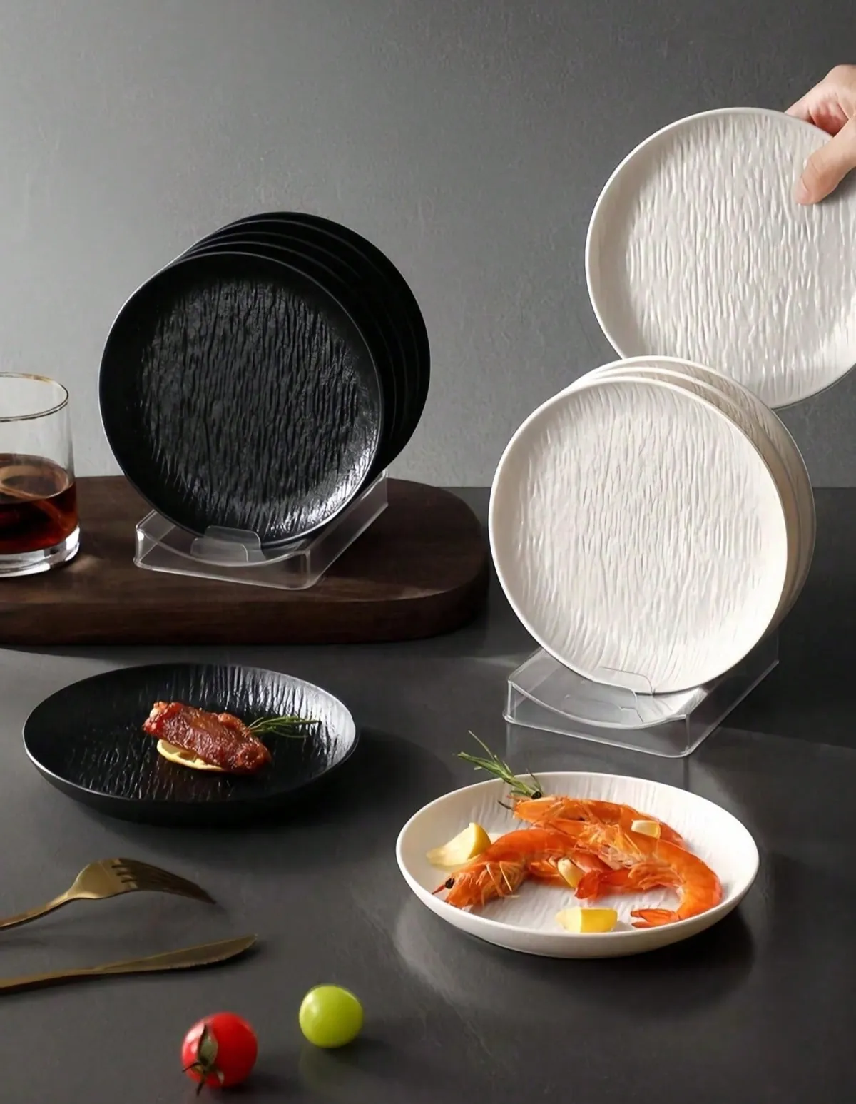 Decorative Ceramic Serving Bowl