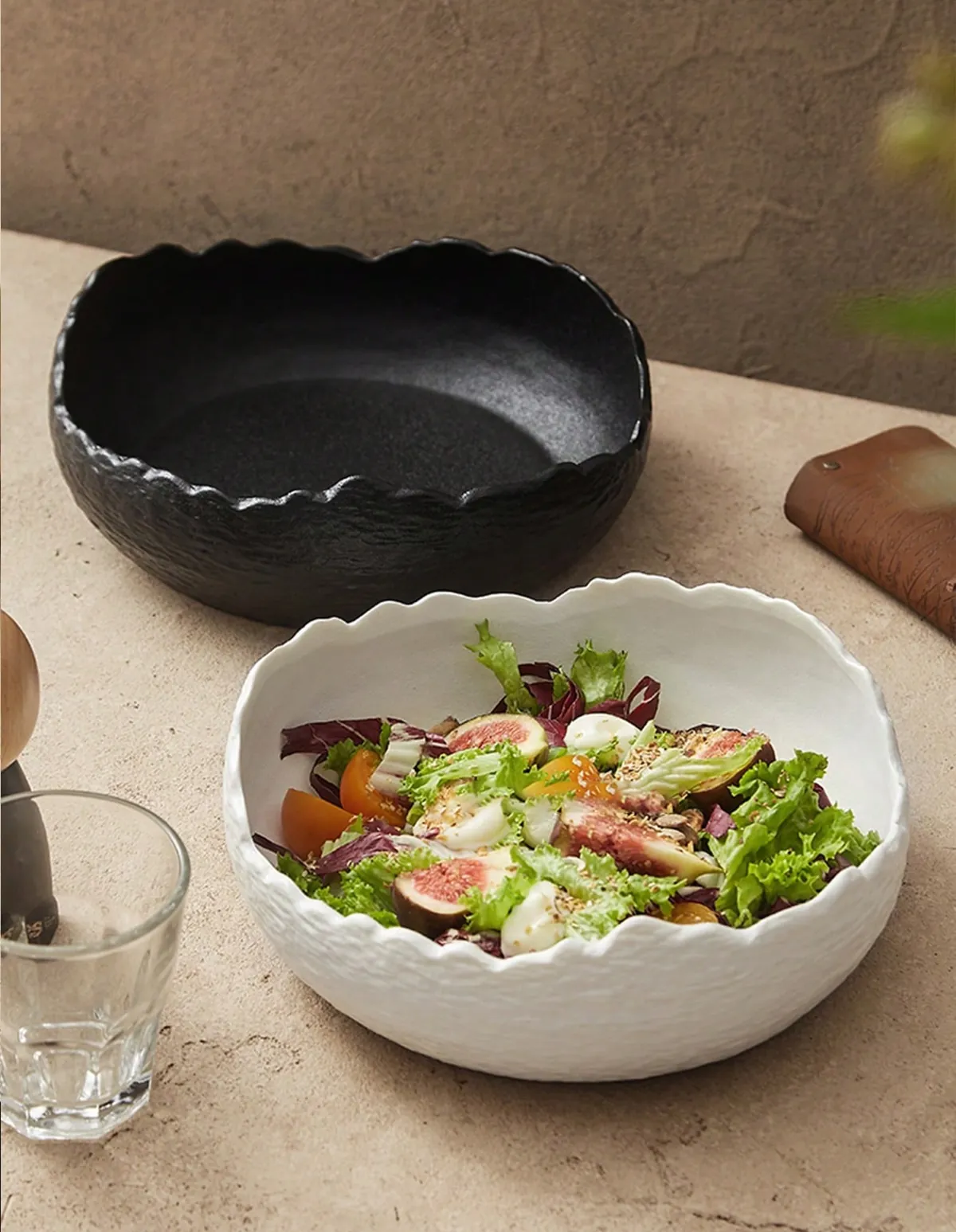 Decorative Ceramic Serving Bowl