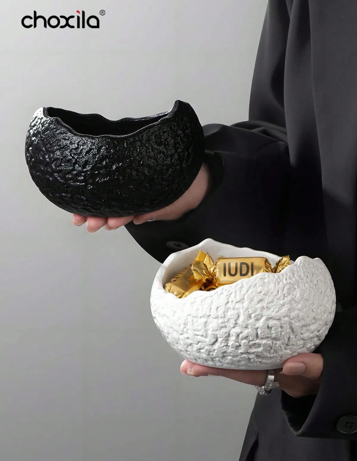 Decorative Ceramic Serving Bowl