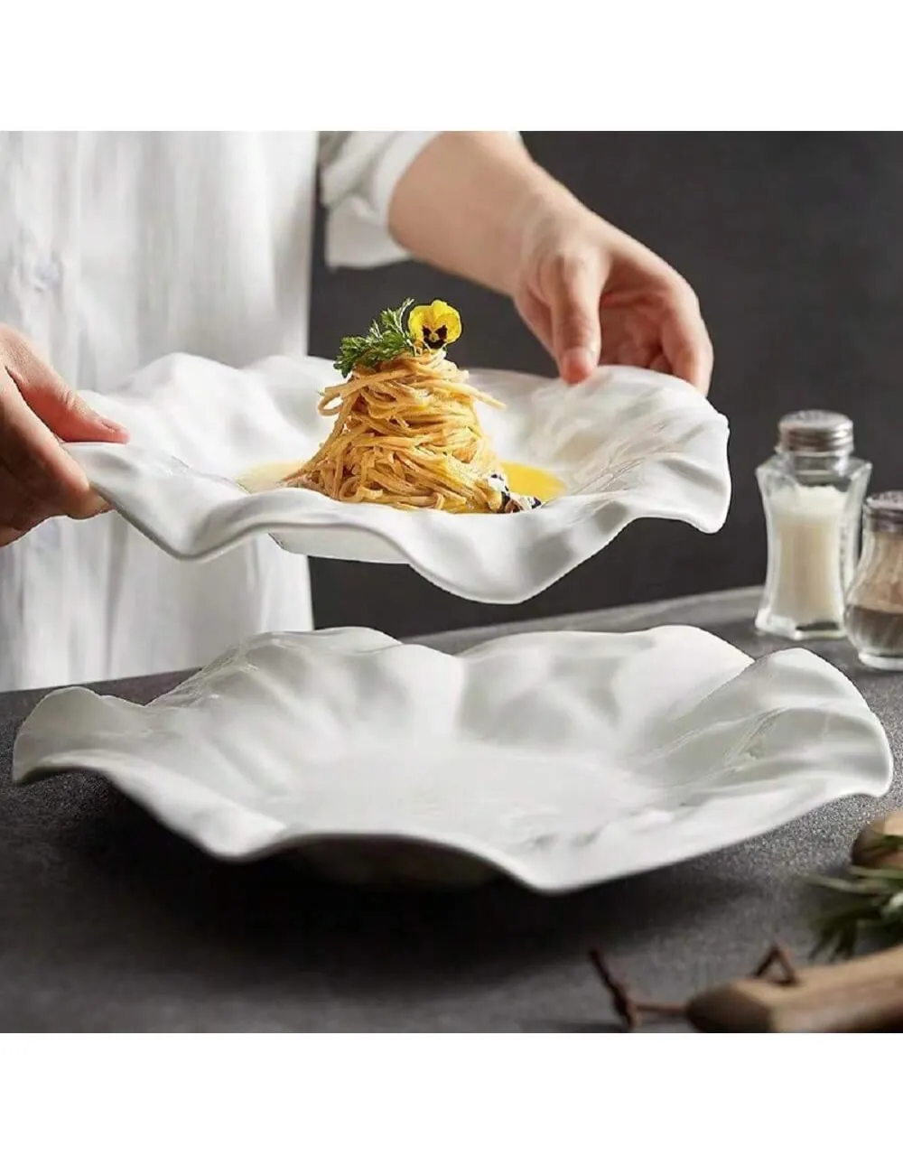 Decorative Ceramic Serving Bowl