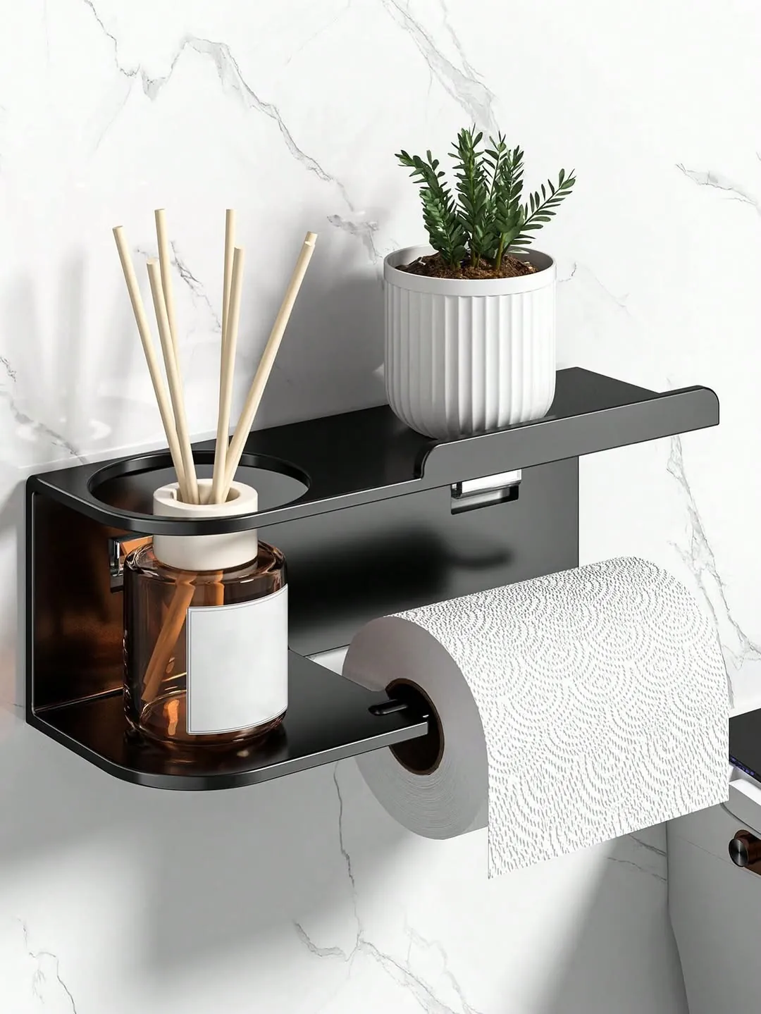 Wooden Rope Toilet Paper Holder