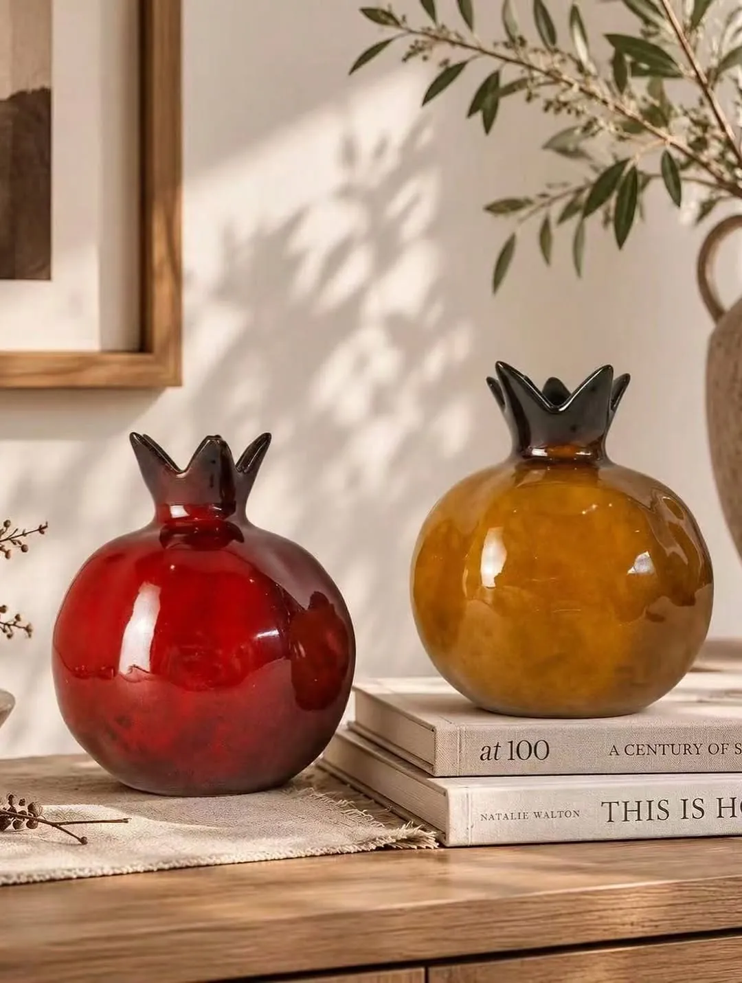 Decorative Pomegranate Vase