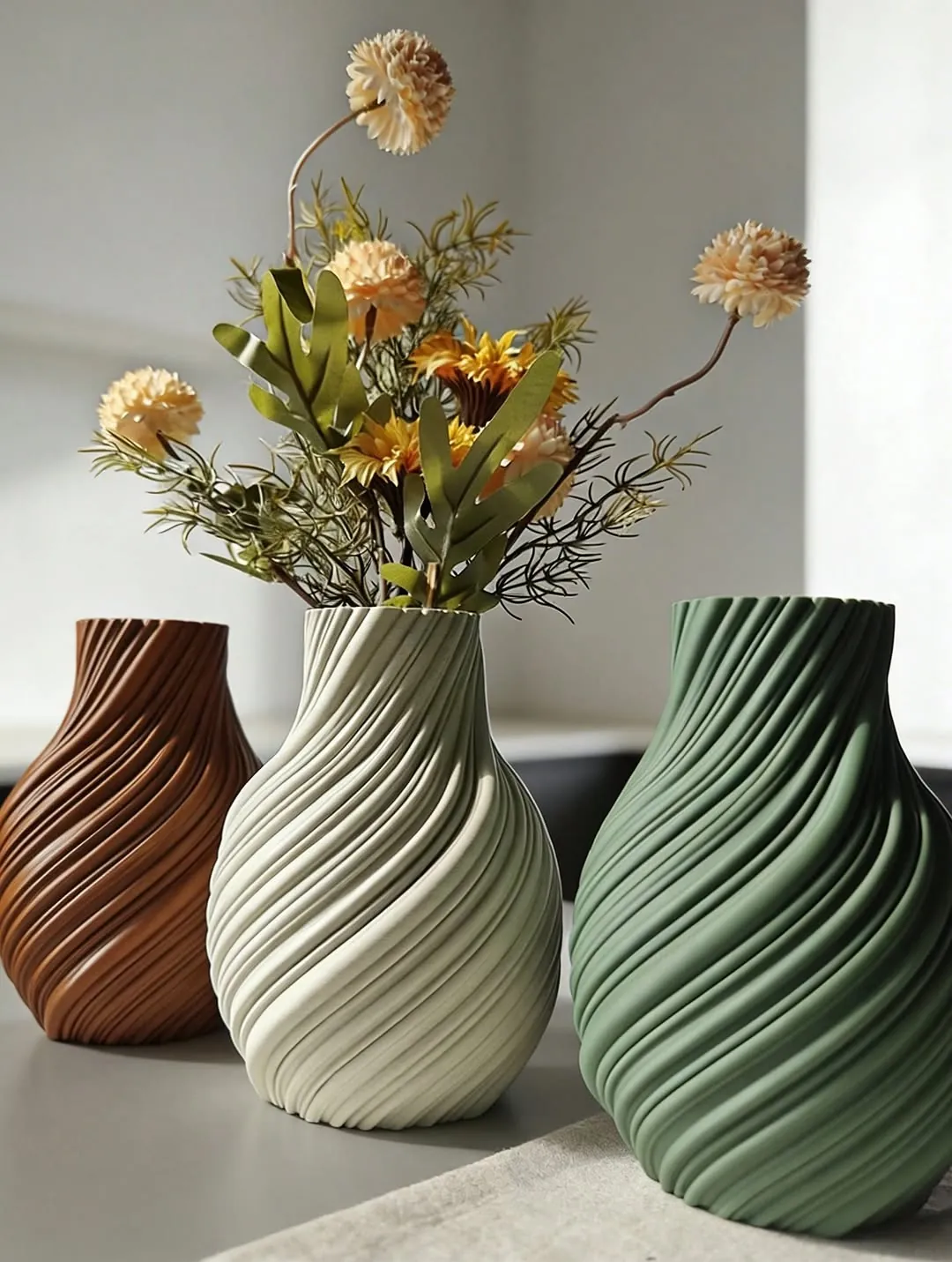 Floral Ceramic Decorative Vase