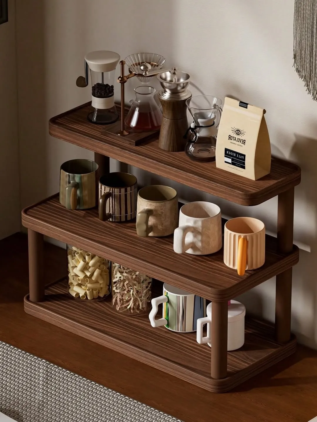 Wooden Perfume Display Stand