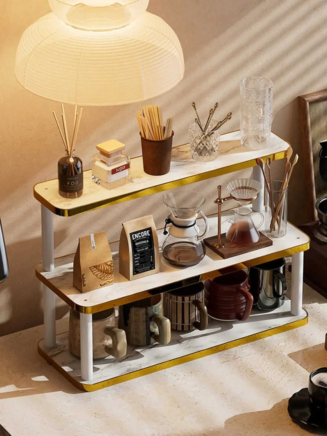 Wooden Perfume Display Stand