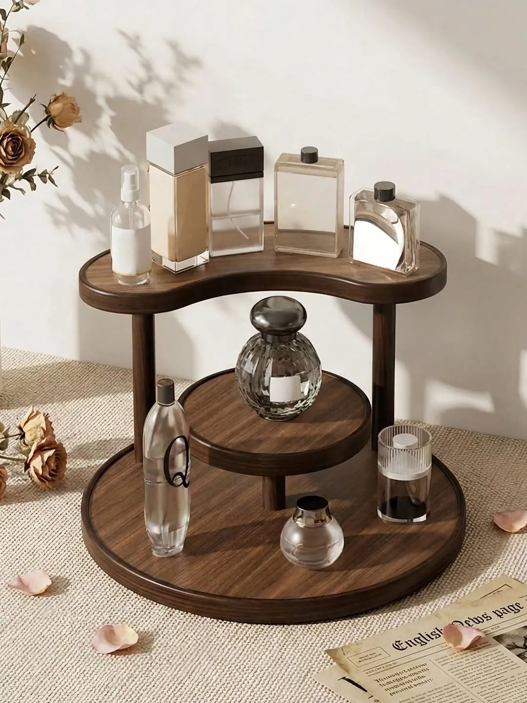 Wooden Perfume Display Stand