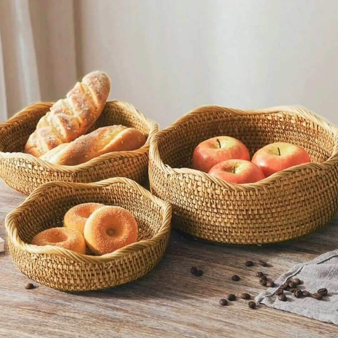 Decorative Metal Fruit Bowl