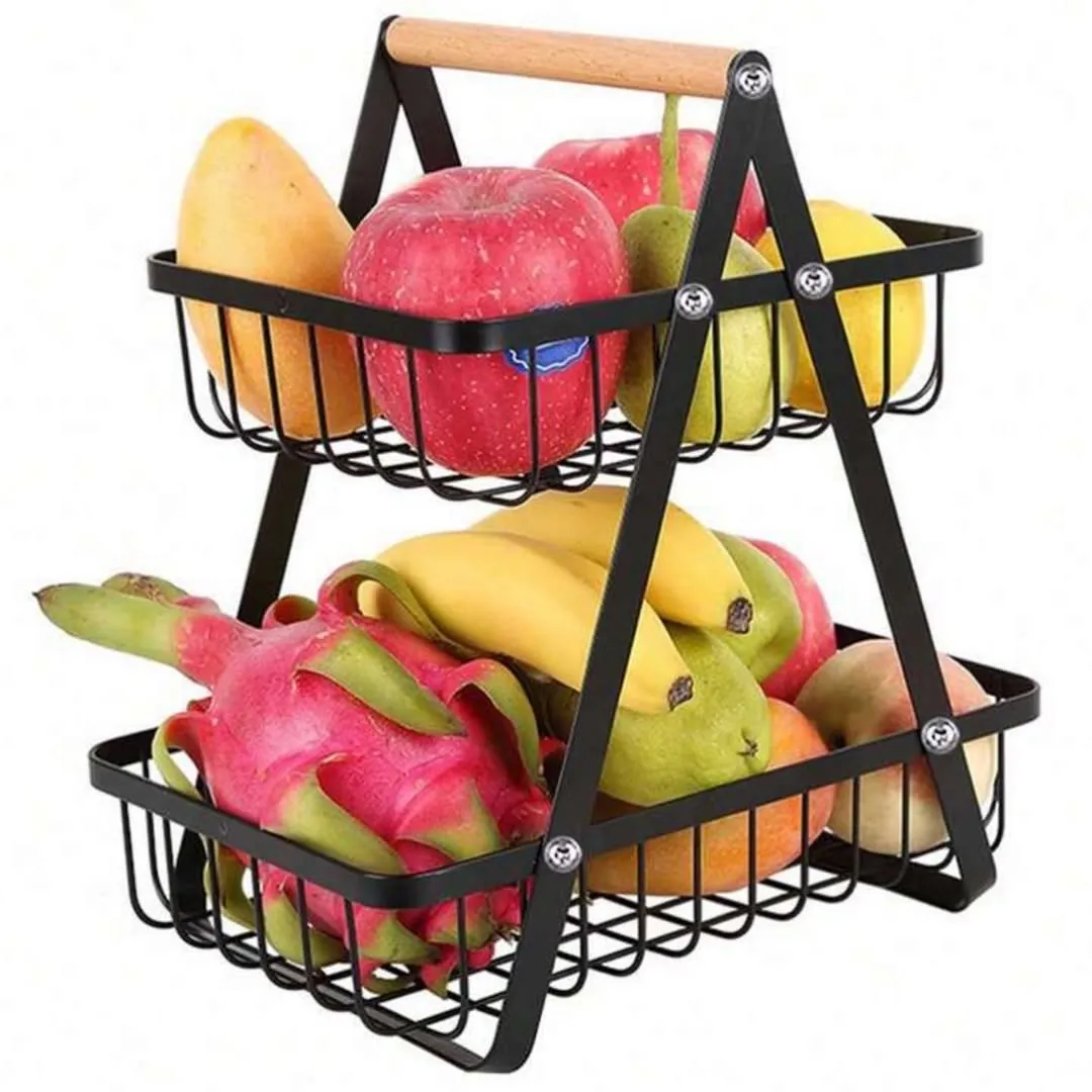 Decorative Metal Fruit Bowl