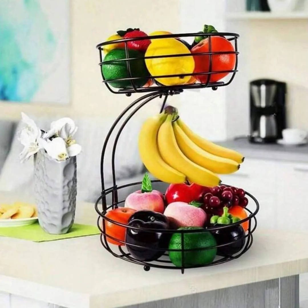 Decorative Metal Fruit Bowl