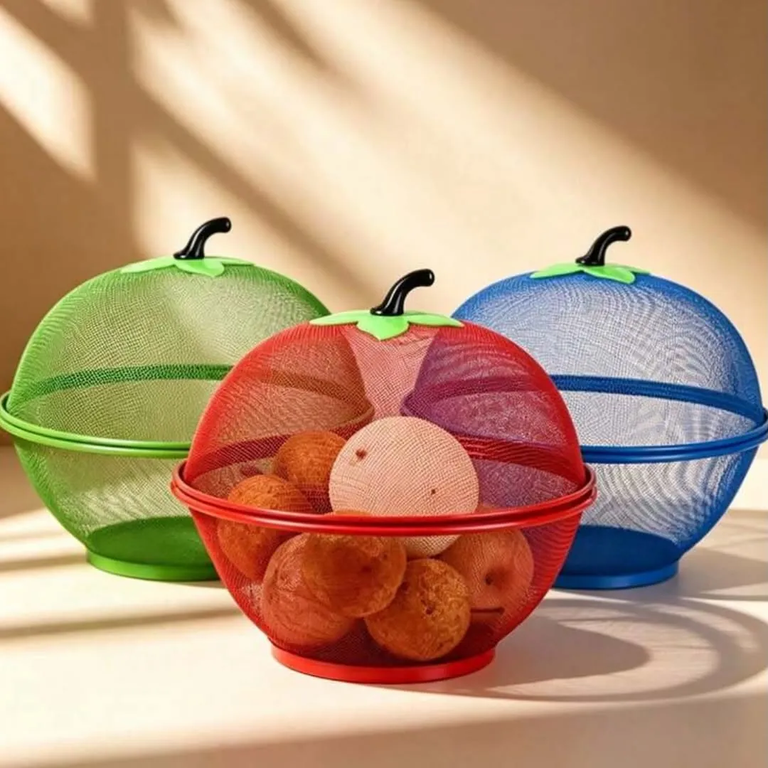 Decorative Metal Fruit Bowl