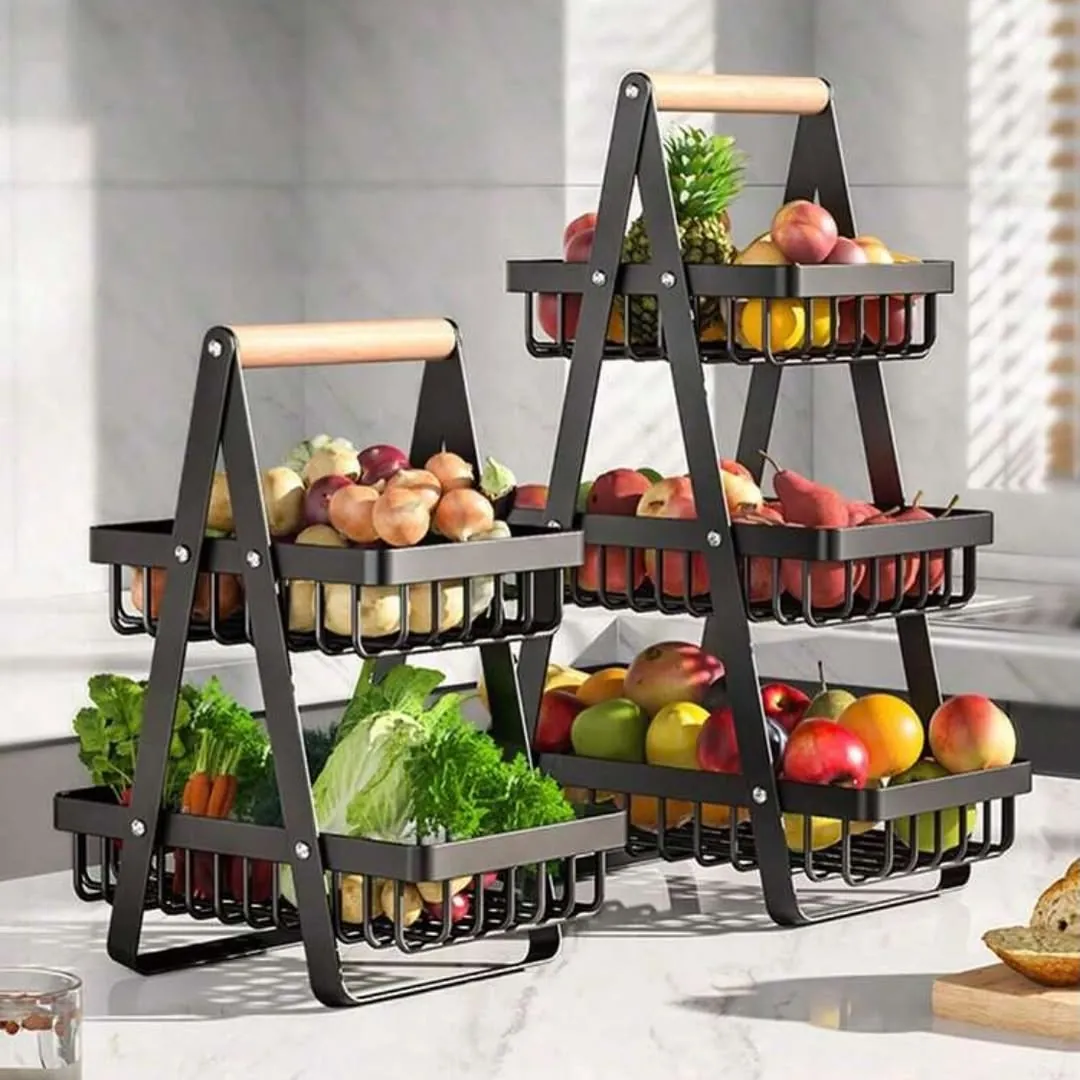Decorative Metal Fruit Bowl